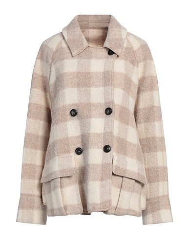 EMPORIO ARMANI Coat Beige 50% Virgin Wool, 50% Alpaca wool