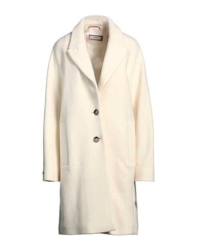 PESERICO Coat Cream 88% Virgin Wool, 11% Polyamide, 1% Metallic Polyester
