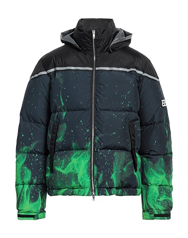 313 TRE UNO TRE Shell jacket Black 100% Polyester, Polyamide