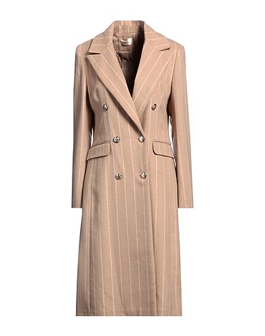TOY G. Coat Camel 70% Other Fibres, 30% Wool, Polyester