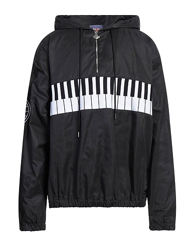 JUST DON Jacket Black 100% Polyester, Polyamide