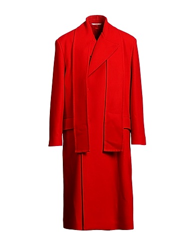 VALENTINO GARAVANI Coat Red 71% Virgin Wool, 29% Polyamide