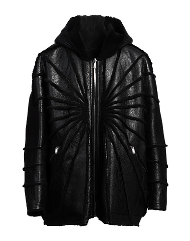 RICK OWENS Jacket Black 100% Lamb fur
