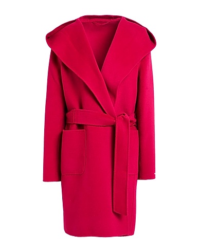 EMME by MARELLA Coat Magenta 93% Polyester, 4% Viscose, 3% Elastane