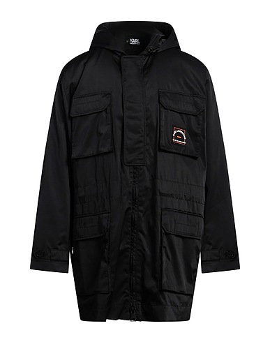 KARL LAGERFELD Full-length jacket Black 100% Polyester