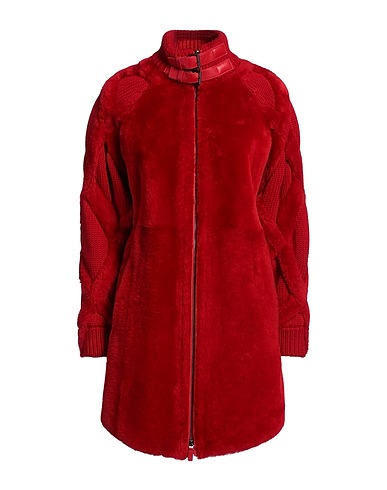 EMPORIO ARMANI Montone Rosso 100% Montone, Pelle di agnello, Lana, Acrilico