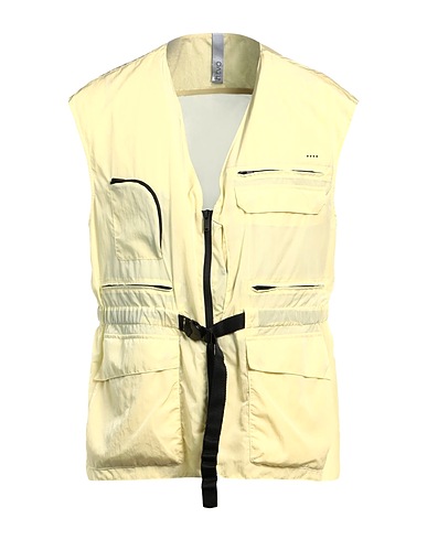 HEVÒ Gilet Pastel yellow 100% Polyamide