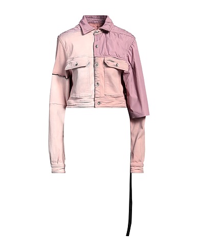 DRKSHDW by RICK OWENS Denim jacket 91% Cotton, 6% Elastomultiester, 3% Rubber, Polyester