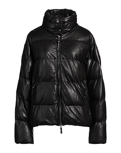 PARAJUMPERS Shell jacket Black 100% Lambskin