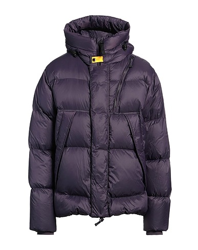 PARAJUMPERS Shell jacket Purple 100% Polyamide, Polyester, Polyurethane