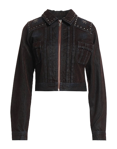 GUESS Denim jacket TESTA DI MORO 100% Cotton