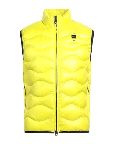 BLAUER. Gilet Yellow 100% Polyamide
