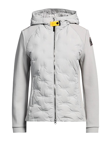 PARAJUMPERS Doudoune Gris clair 100% Polyester, Coton, Élasthanne