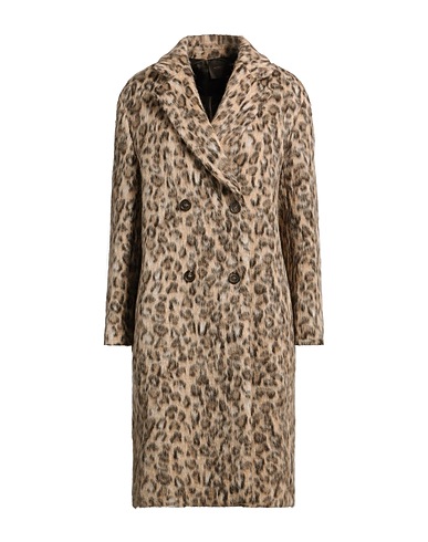 AGNONA Coat Beige 58% Wool, 41% Alpaca wool, 1% Polyamide