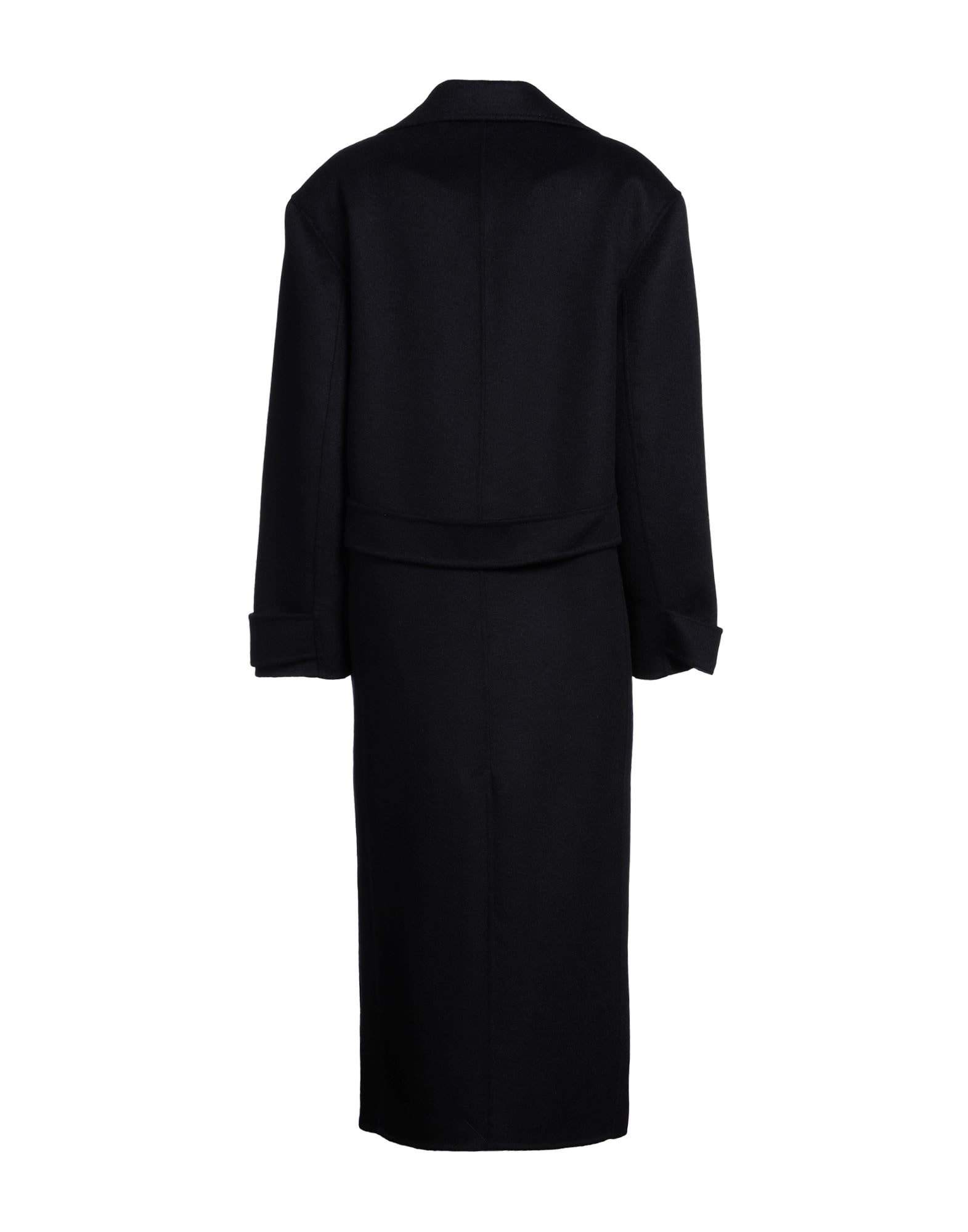 sandro サンドロ 完売 ノーカラー コート ネイビー 金ボタン YOOX Online Fashion Design Shopping