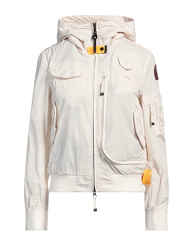 PARAJUMPERS Shell jacket Ivory 100% Polyamide