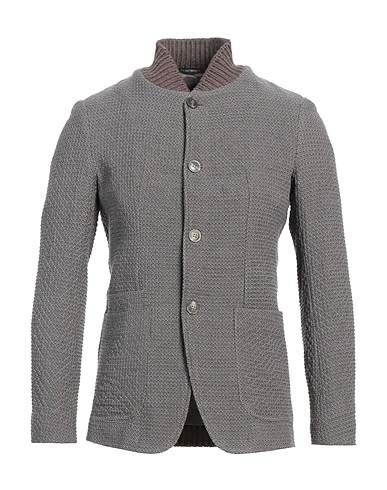 EMPORIO ARMANI Jacket Khaki 94% Virgin Wool, 5% Polyamide, 1% Elastane, Acrylic