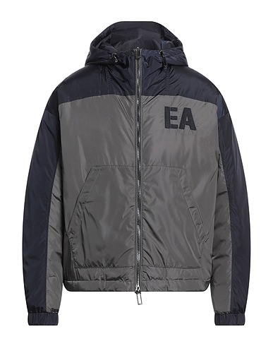 EMPORIO ARMANI Shell jacket Navy blue 100% Polyamide