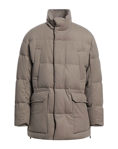 EMPORIO ARMANI Shell  jacket Grey 90% Virgin Wool, 10% Cashmere