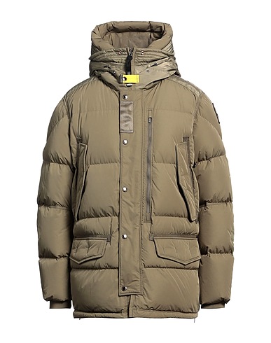 PARAJUMPERS Shell jacket Military green 100% Polyester, Polyamide