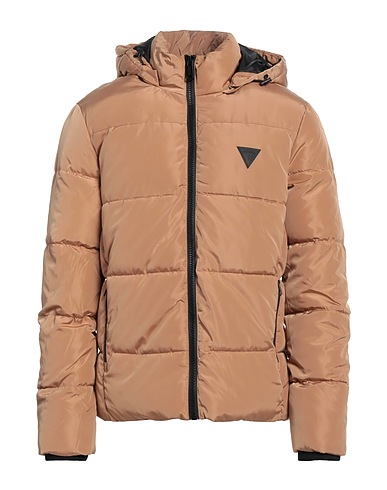 GUESS Shell jacket Camel 100% Polyester
