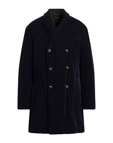EMPORIO ARMANI Coat Midnight blue 100% Polyester