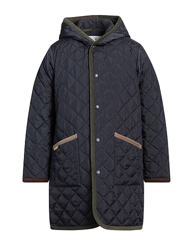 MANUEL RITZ Coat Navy blue 100% Polyester