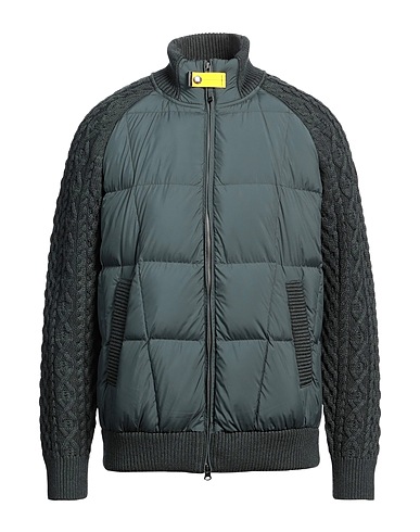 PARAJUMPERS Shell jacket Military green 100% Polyester, Wool, Polyamide