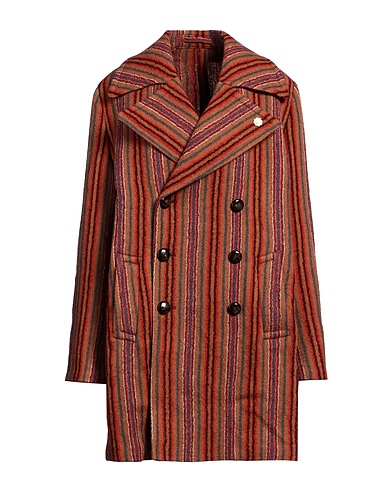 LARDINI コート キャメル バージンウール 100%