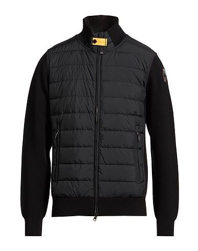 PARAJUMPERS Piumino Nero 100% Poliestere, Lana, Acrilico