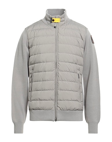 PARAJUMPERS Shell jacket Grey 100% Polyester, Wool, Acrylic