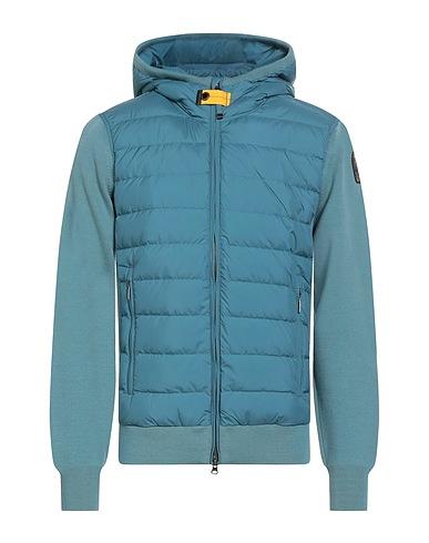PARAJUMPERS Doudoune Bleu clair 100% Polyester, Laine, Acrylique
