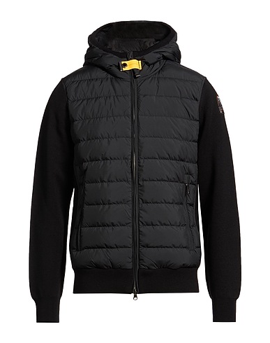 PARAJUMPERS Shell  jacket Black 100% Polyester, Wool, Acrylic