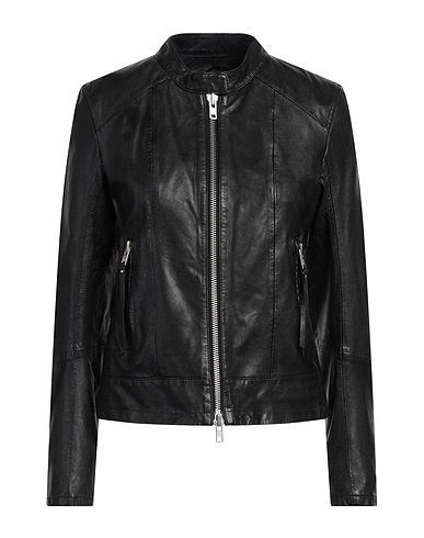 SWORD 6.6.44 Biker jacket Black 100% Leather