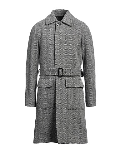 PAOLONI Coat Grey 48% Wool, 20% Acrylic, 14% Polyamide, 13% Polyester, 5% Other Fibres
