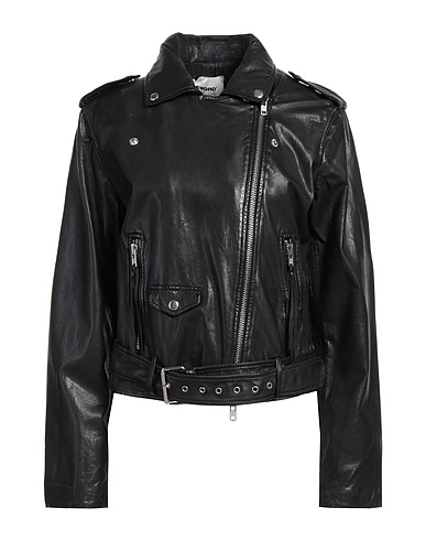 SWORD 6.6.44 Biker jacket Black 100% Leather