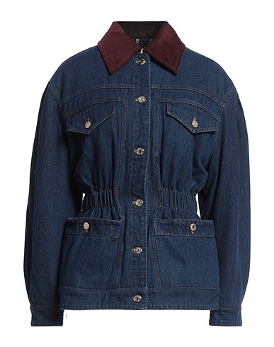 SANDRO Denim jacket Blue 100% Cotton