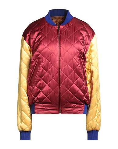 PIERRE-LOUIS MASCIA Bomber Bordeaux 42% Poliestere, 39% Seta, 19% Cotone