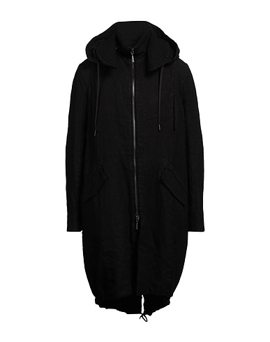 MASNADA Coat Black 61% Hemp, 39% Wool