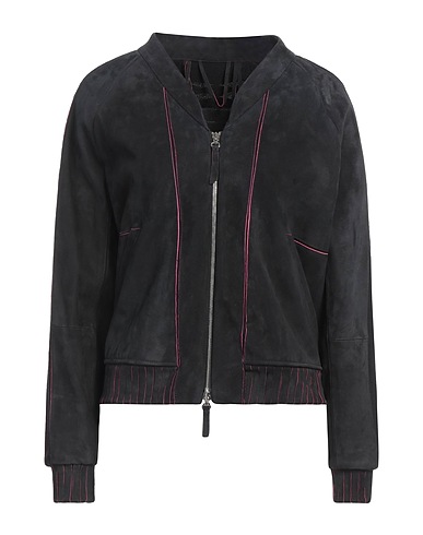 PREMIATA Biker jacket Black 100% Leather