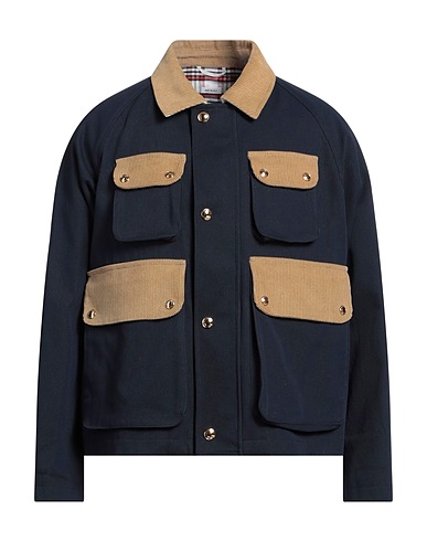 THOM BROWNE Giubbotto Blu notte 100% Cotone