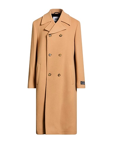 MSGM Coat Camel 75% Virgin Wool, 25% Polyamide