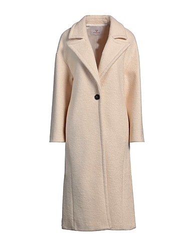 WHITE WISE Coat Cream 100% Polyester