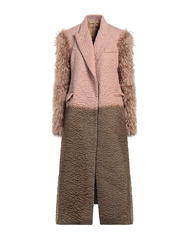 UMA WANG Teddy Coat Antique rose 70% Mohair wool, 17% Cotton, 9% Polyamide, 4% Wool