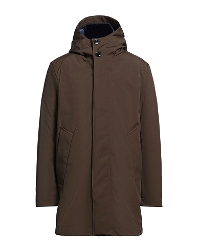 OUT/FIT Coat Military green 95% Polyester, 5% Elastane