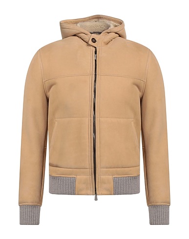 ELEVENTY Teddy Coat Sand Lambskin