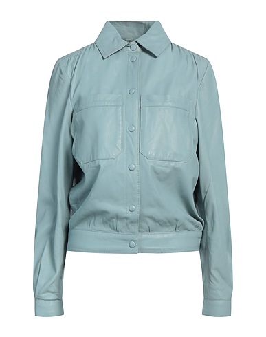 ARMA Кожаная куртка Светло-зелёный 100% Овечья кожа