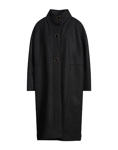GENTRYPORTOFINO Coat Black 100% Virgin Wool