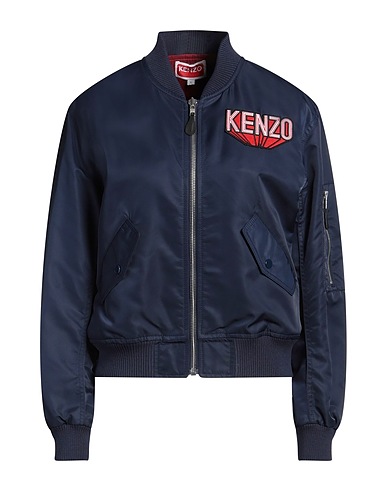 KENZO Bomber Blu navy 100% Poliammide, Acetato, Cotone, Poliestere, Elastan