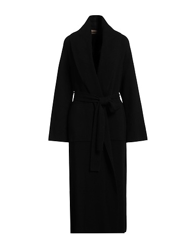 GENTRYPORTOFINO Manteau long Noir 100% Cachemire
